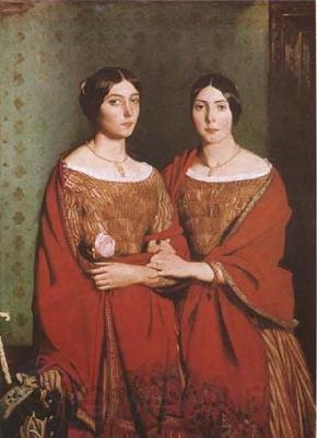 Theodore Chasseriau The Sisters of the Artist (mk09)
